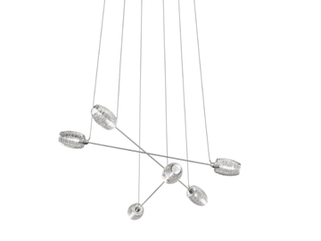 DAMASCO SP 6 P - Glass chandelier by Vetreria Vistosi - view 2